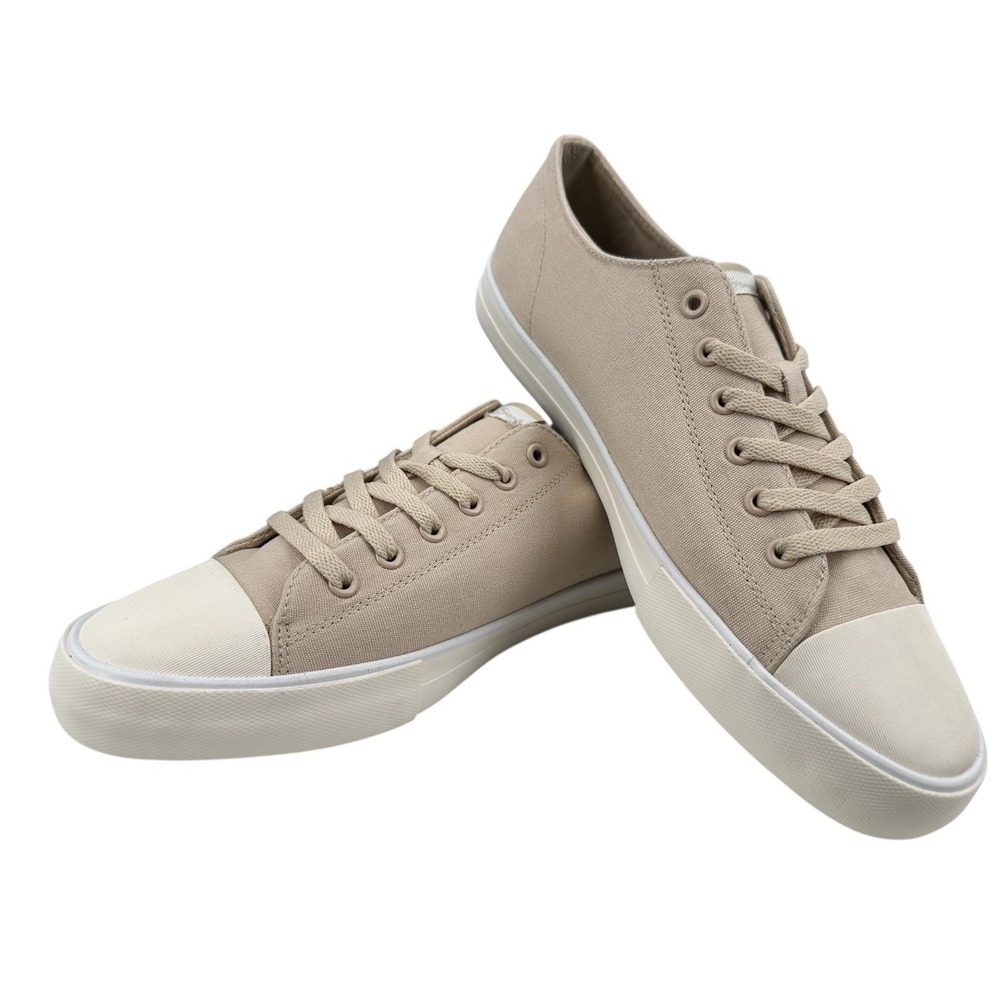 NEW Ben Sherman Hadley Lo Tan Canvas Lace-up Sneakers Men's Size 10.5D